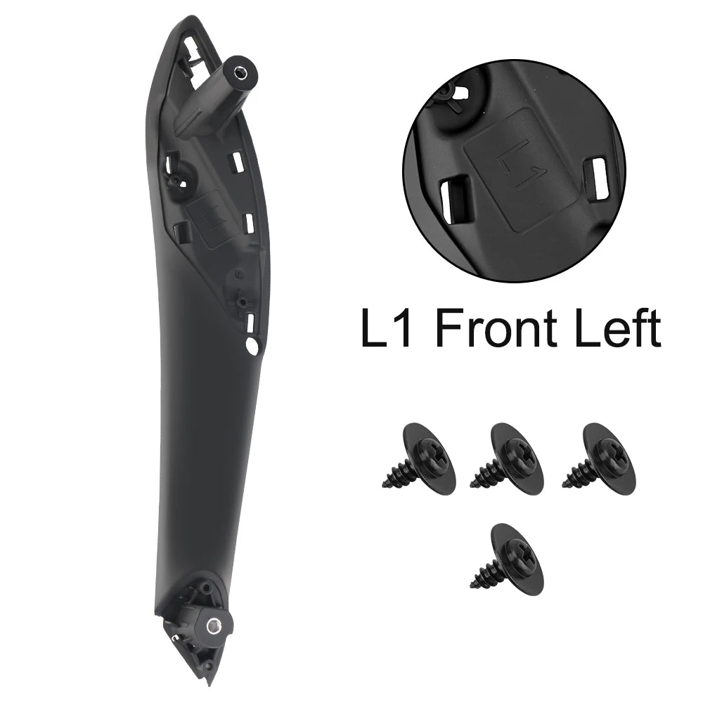 Car Inner Handle Black Front Rear Left/Right Interior Door Handles Door Panel Pull Trim Cover For BMW F30 F80 F31 F32 F34 F35