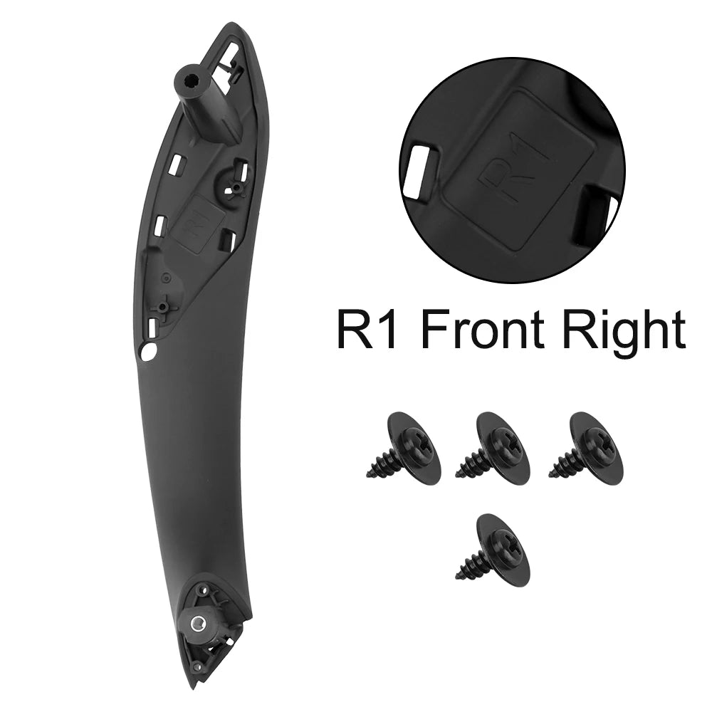 Car Inner Handle Black Front Rear Left/Right Interior Door Handles Door Panel Pull Trim Cover For BMW F30 F80 F31 F32 F34 F35