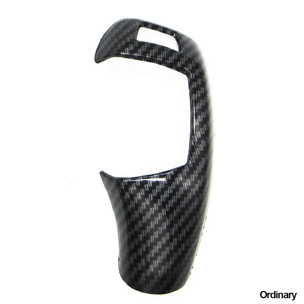 Car Carbon Fiber Texture Gear Shift Panel Frame Gear Knob Cover Head Trim for BMW F30 F10 F15 F07 F20 F21 F22 F32 F34 F35 5GT