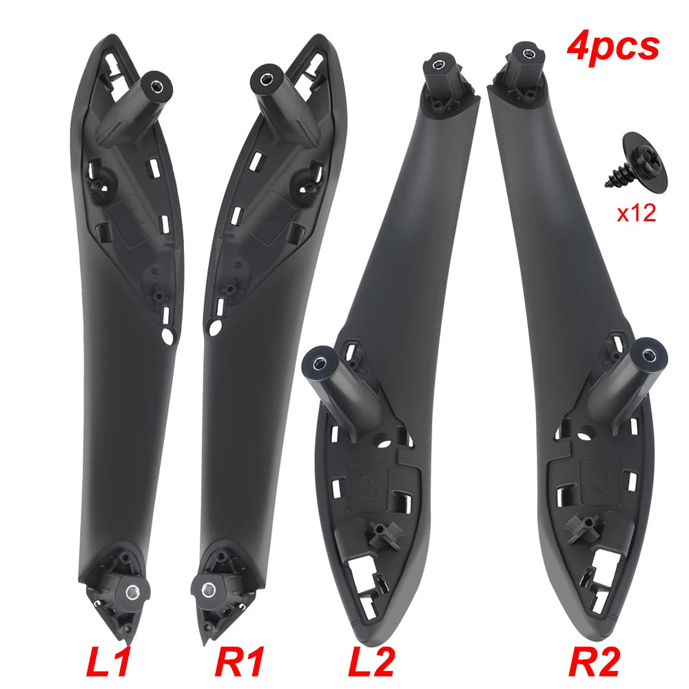 Car Inner Handle Black Front Rear Left/Right Interior Door Handles Door Panel Pull Trim Cover For BMW F30 F80 F31 F32 F34 F35