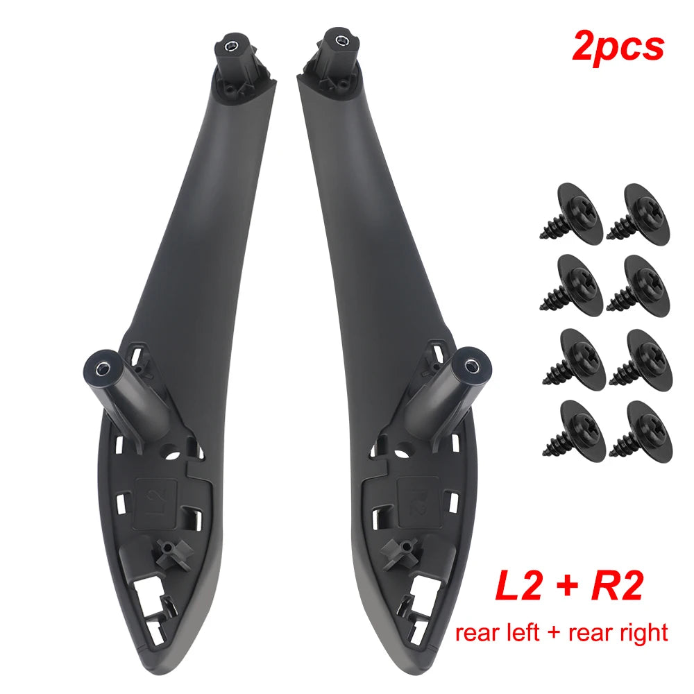 Car Inner Handle Black Front Rear Left/Right Interior Door Handles Door Panel Pull Trim Cover For BMW F30 F80 F31 F32 F34 F35