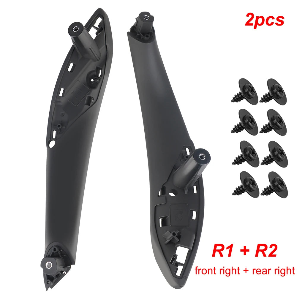 Car Inner Handle Black Front Rear Left/Right Interior Door Handles Door Panel Pull Trim Cover For BMW F30 F80 F31 F32 F34 F35