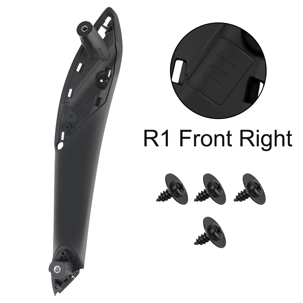 Car Inner Handle Black Front Rear Left/Right Interior Door Handles Door Panel Pull Trim Cover For BMW F30 F80 F31 F32 F34 F35