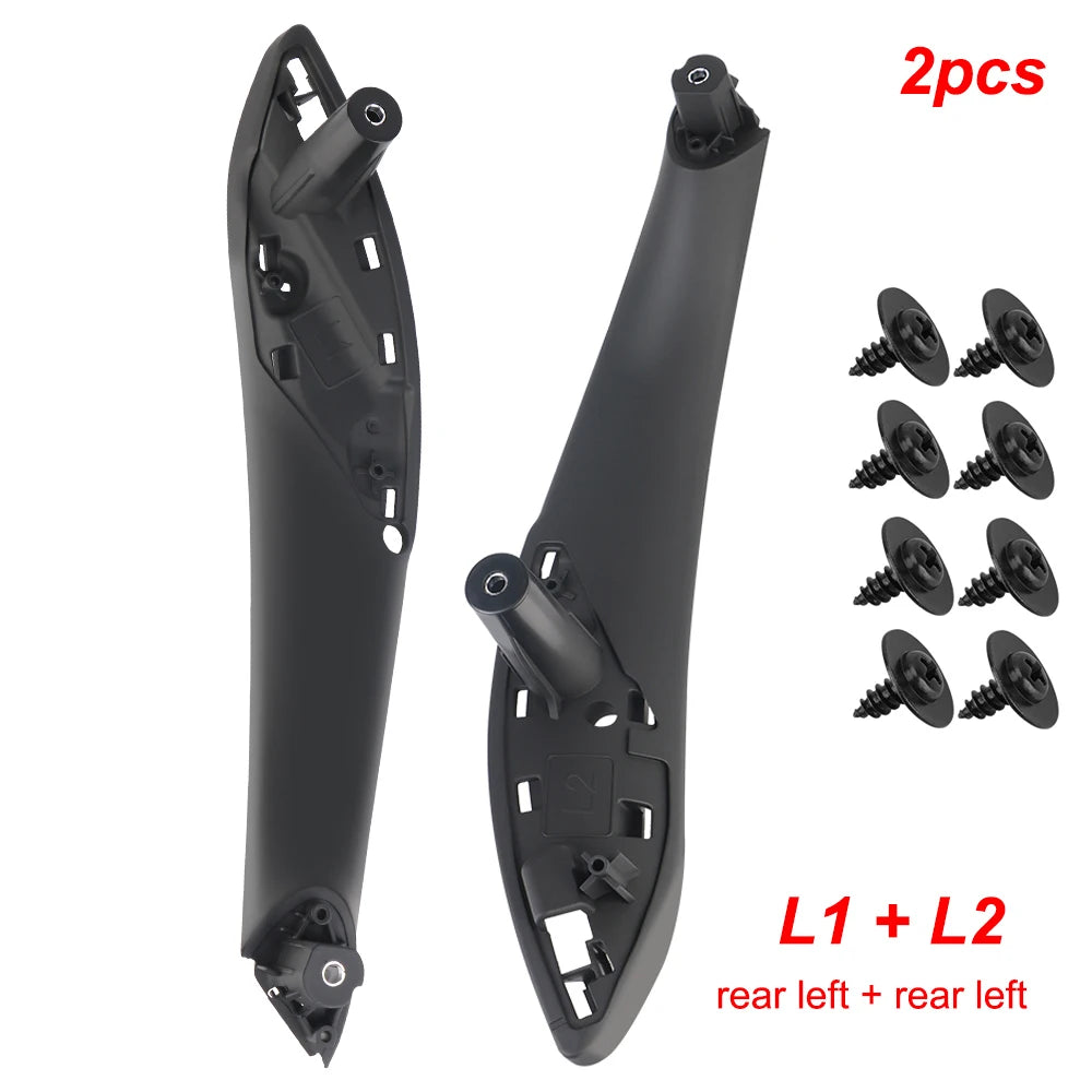 Car Inner Handle Black Front Rear Left/Right Interior Door Handles Door Panel Pull Trim Cover For BMW F30 F80 F31 F32 F34 F35