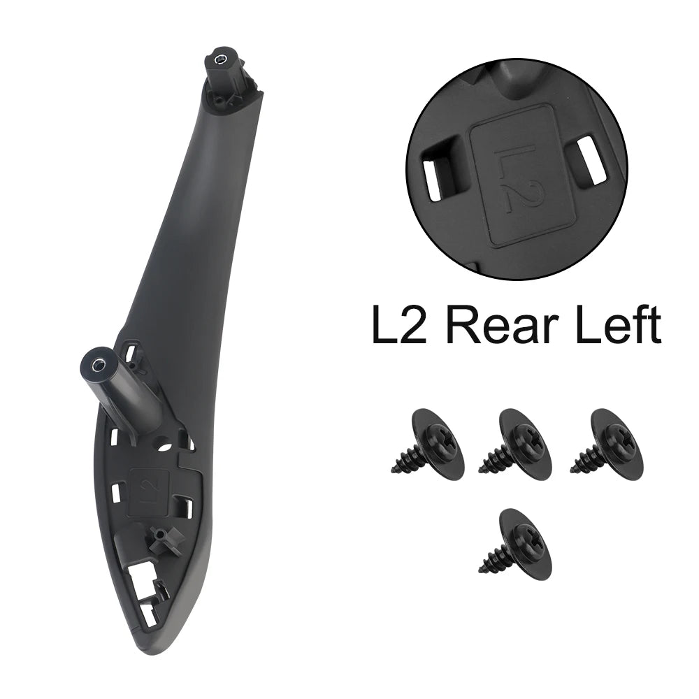 Car Inner Handle Black Front Rear Left/Right Interior Door Handles Door Panel Pull Trim Cover For BMW F30 F80 F31 F32 F34 F35