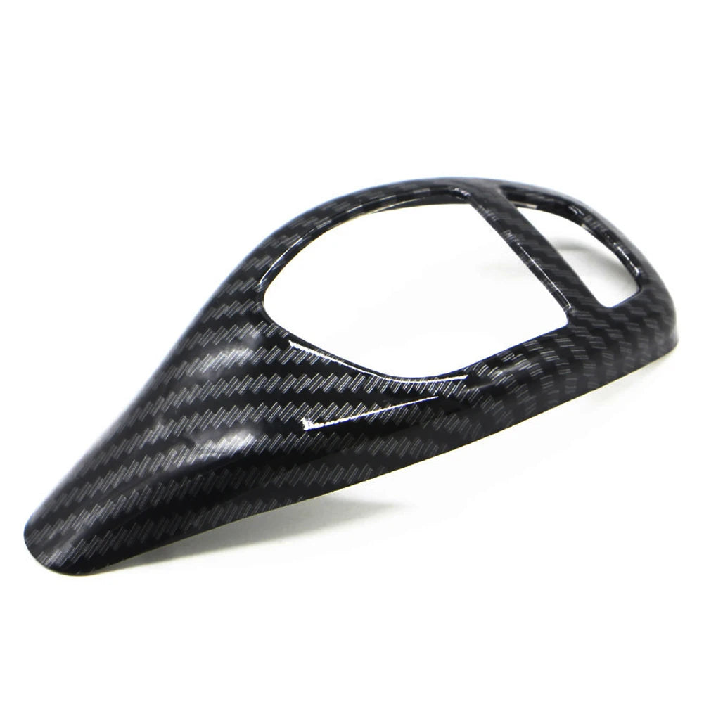 Car Carbon Fiber Texture Gear Shift Panel Frame Gear Knob Cover Head Trim for BMW F30 F10 F15 F07 F20 F21 F22 F32 F34 F35 5GT