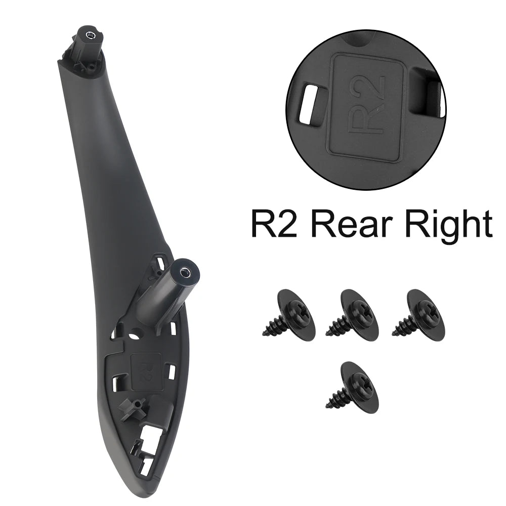 Car Inner Handle Black Front Rear Left/Right Interior Door Handles Door Panel Pull Trim Cover For BMW F30 F80 F31 F32 F34 F35